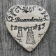 faïence coeur "Buanderie" (fil à linge)