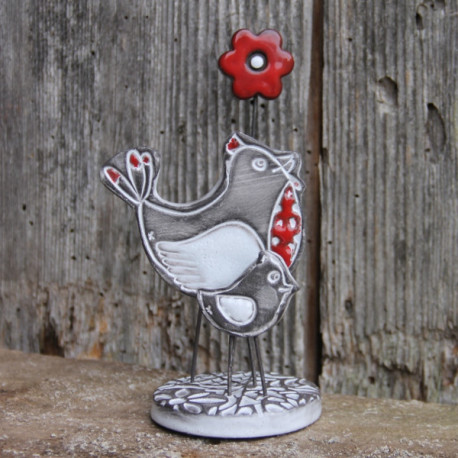 Duo de Cocottes sur socle - Petite Taille