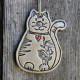 Chat "Moustache" - Petite taille