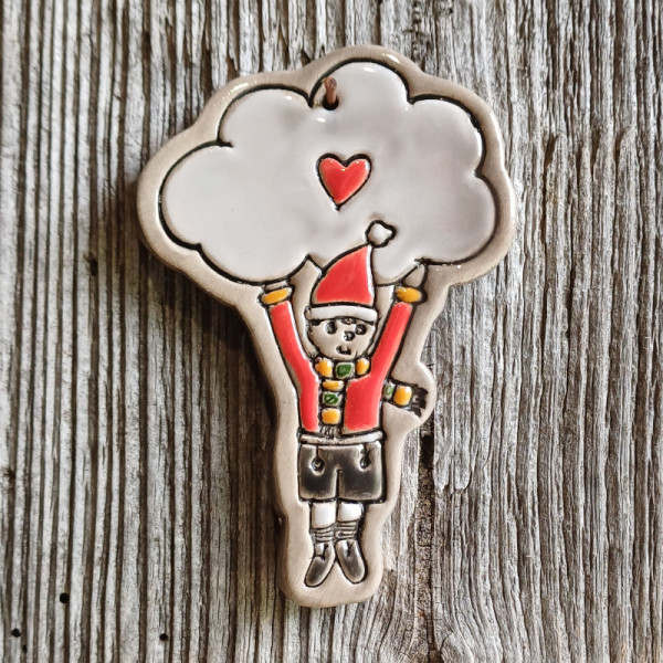 Lutin et son nuage coeur