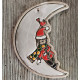 Lune et lutin de Noël