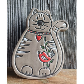 "Chat" 2D oiseau à poser