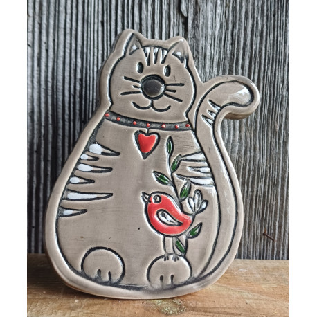 "Chat" 2D oiseau à poser