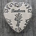 Plaque de porte - coeur